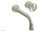 DUSTRIE Single Handle Wall Lavatory Set - 7 5/8" Spout - Grooved 370-15