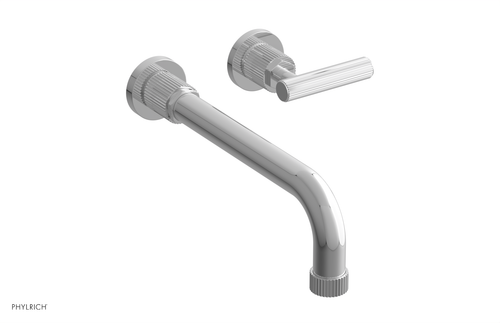 DUSTRIE Single Handle Wall Lavatory Set - 10" Spout - Grooved 370-16-10