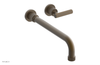 DUSTRIE Single Handle Wall Lavatory Set - 12" Spout - Grooved 370-16-12