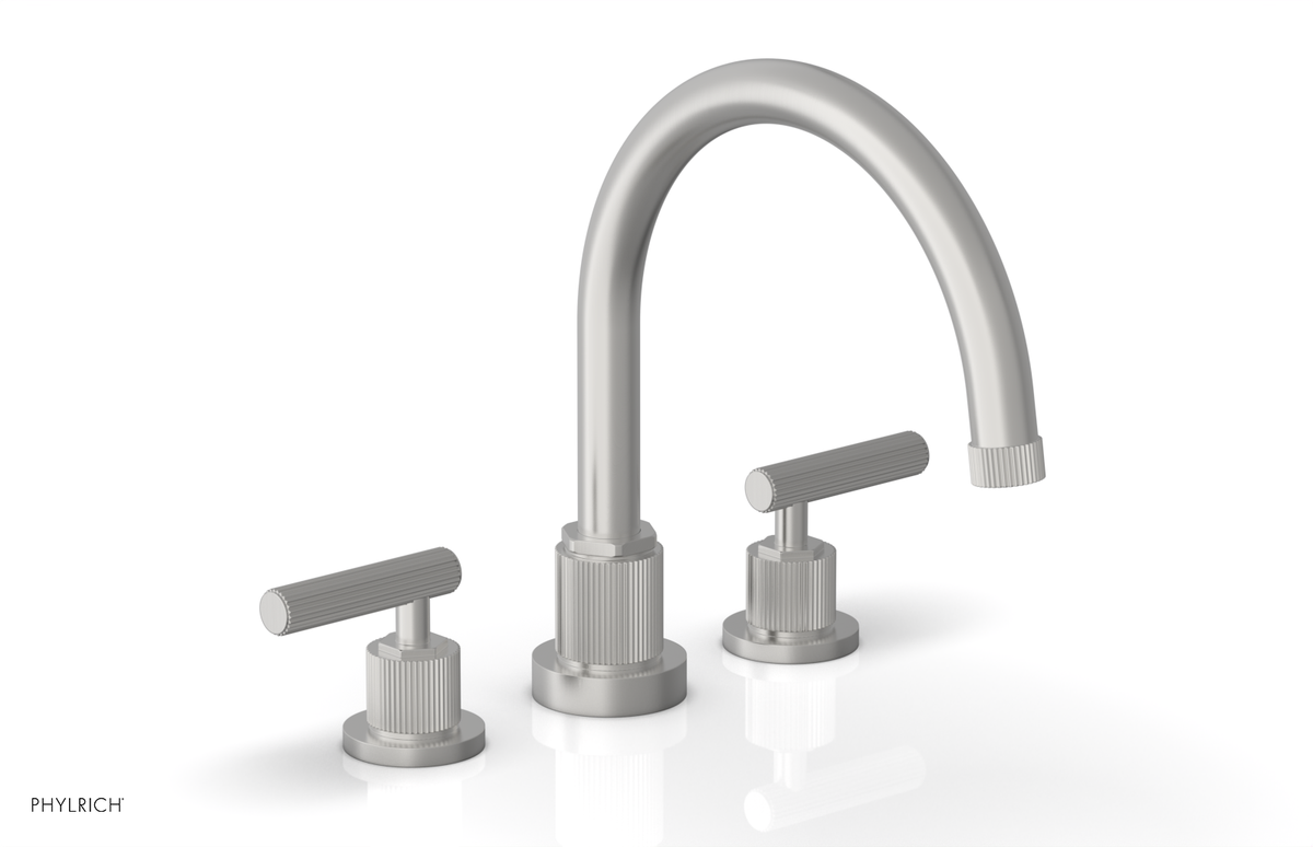 DUSTRIE - Deck Tub Set - Lever Handles - Grooved 370-41