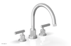 DUSTRIE - Deck Tub Set - Lever Handles - Grooved 370-41