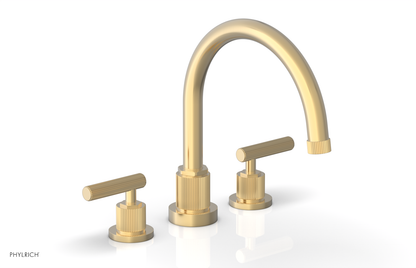 DUSTRIE - Deck Tub Set - Lever Handles - Grooved 370-41