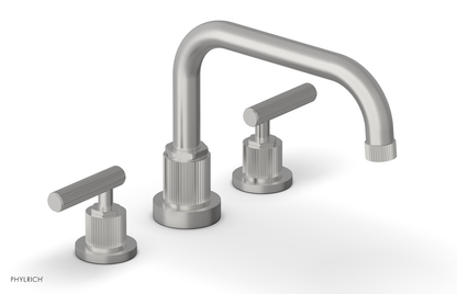 DUSTRIE - Deck Tub Set - Lever Handles - Grooved 370-43