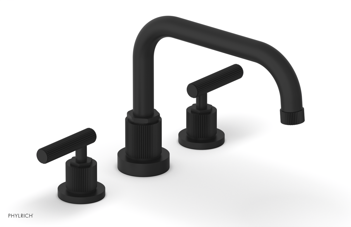 DUSTRIE - Deck Tub Set - Lever Handles - Grooved 370-43