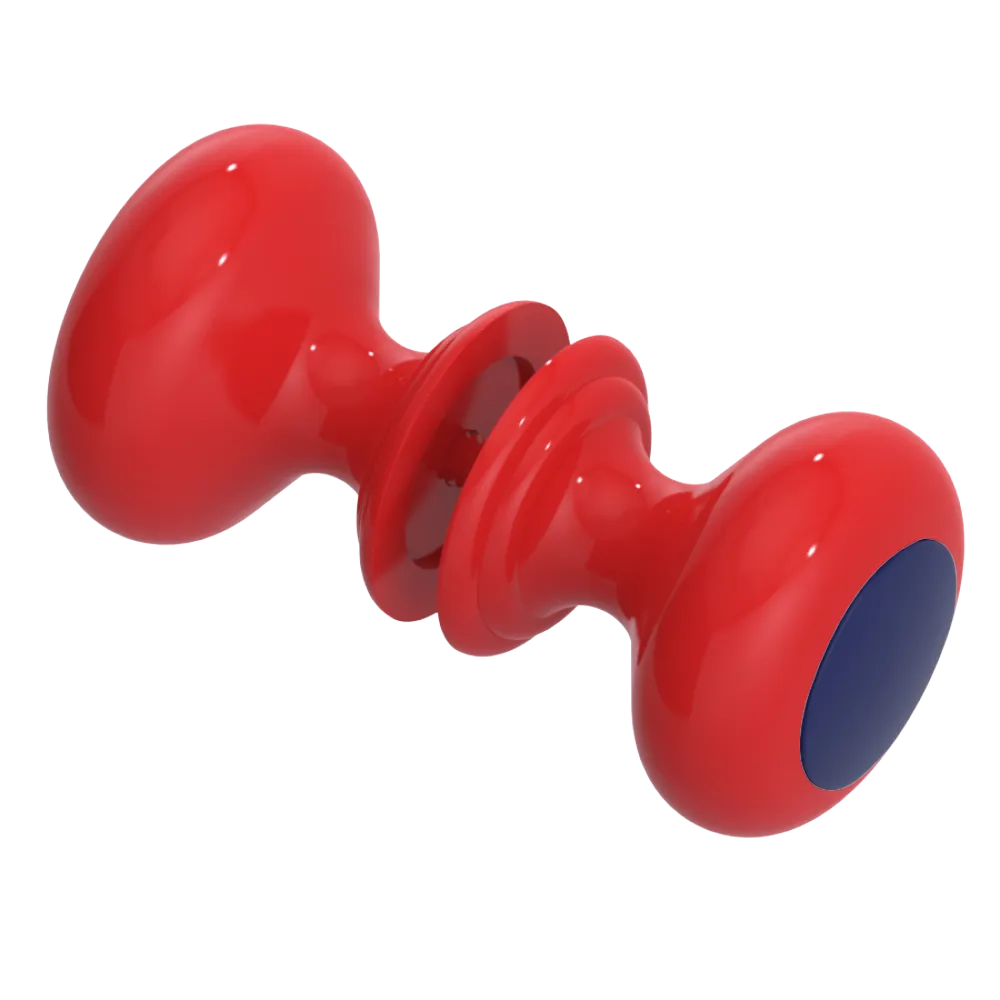 Rubinet Shower Door Knob (set) Red