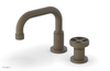 DUSTRIE Single Handle Faucet - Low Spout - Cross Handle 371-07