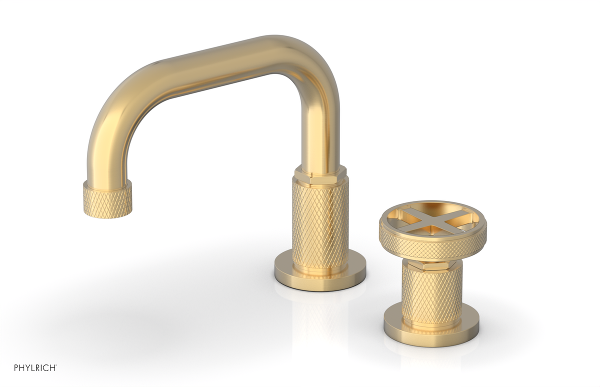DUSTRIE Single Handle Faucet - Low Spout - Cross Handle 371-07