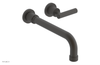 DUSTRIE Single Handle Wall Lavatory Set - 10" Spout - Knurled 371-16-10