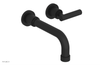 DUSTRIE Single Handle Wall Lavatory Set - 7 5/8" Spout - Knurled 371-16