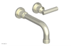 DUSTRIE Single Handle Wall Lavatory Set - 7 5/8" Spout - Knurled 371-16