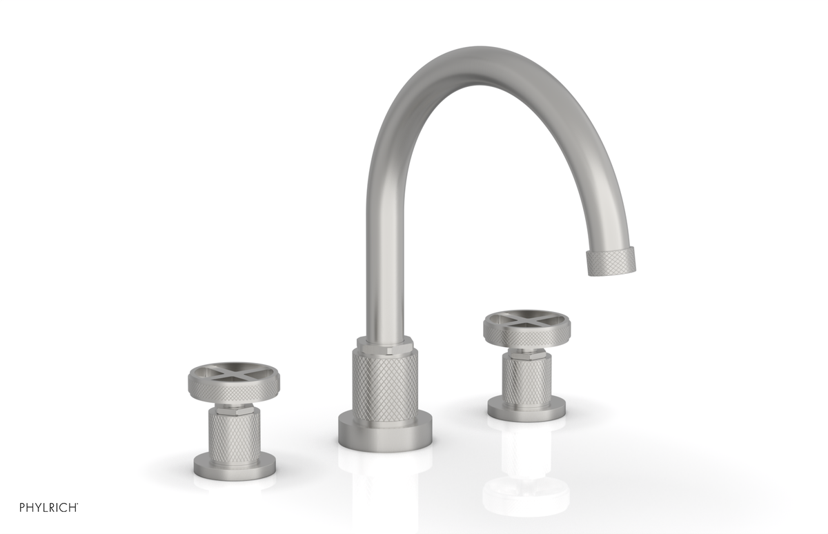 DUSTRIE - Deck Tub Set - Cross Handles - Knurled 371-40