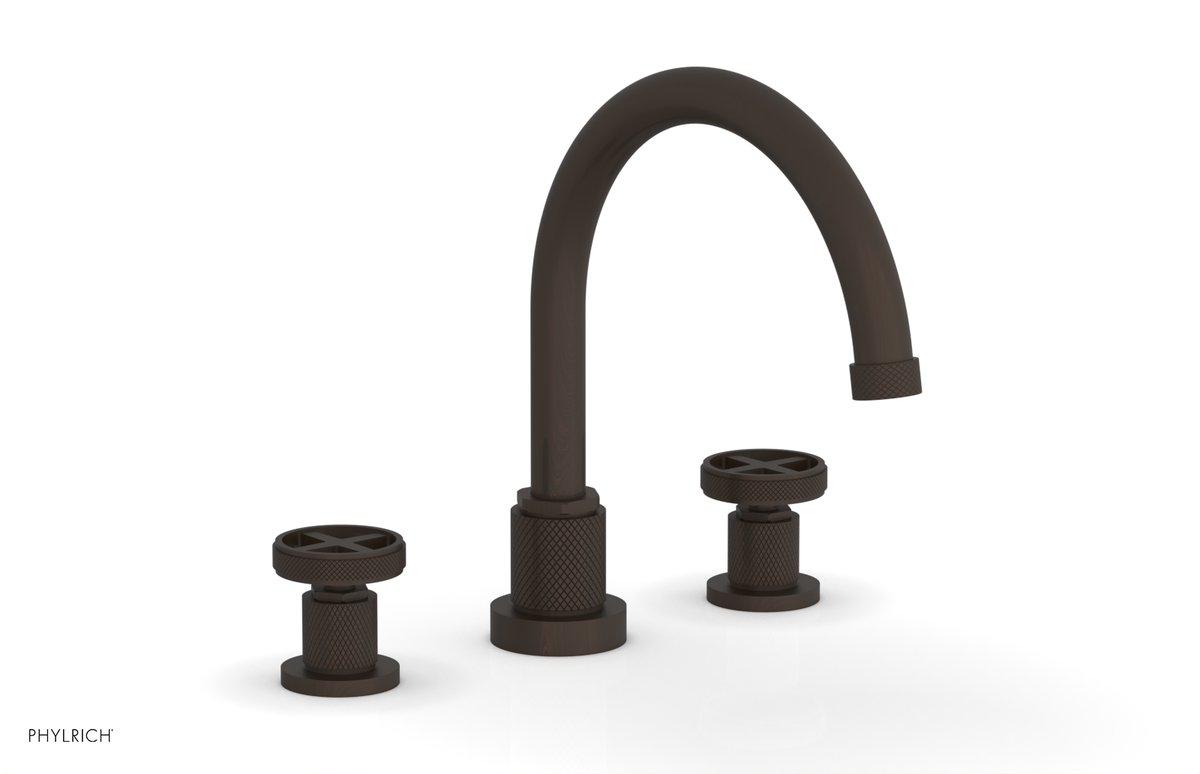 DUSTRIE - Deck Tub Set - Cross Handles - Knurled 371-40