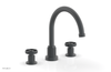 DUSTRIE - Deck Tub Set - Cross Handles - Knurled 371-40