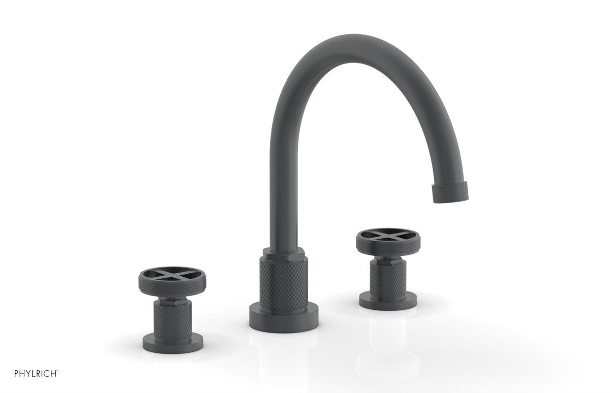 DUSTRIE - Deck Tub Set - Cross Handles - Knurled 371-40