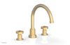 DUSTRIE - Deck Tub Set - Cross Handles - Knurled 371-40