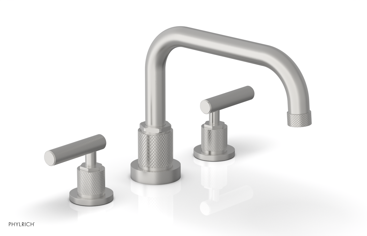 DUSTRIE - Deck Tub Set - Lever Handles - Knurled 371-43