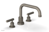 DUSTRIE - Deck Tub Set - Lever Handles - Knurled 371-43