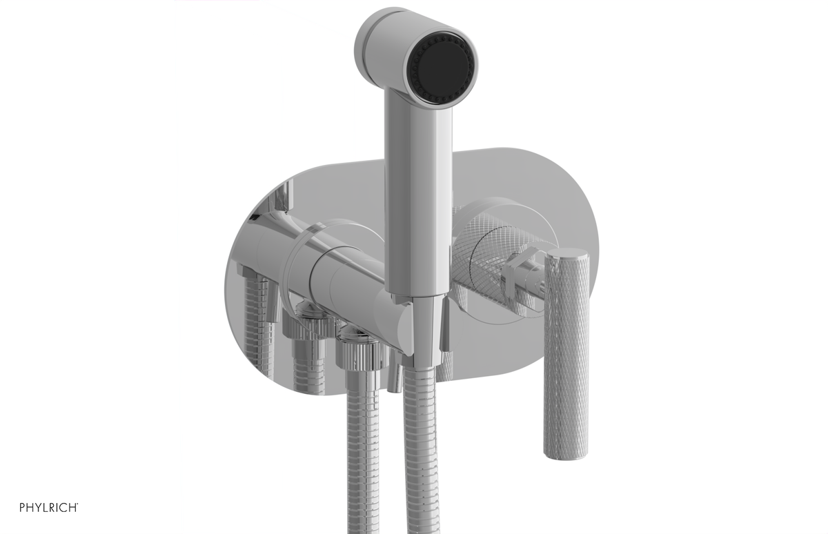 DUSTRIE - Wall Mounted Bidet - Lever Handle - Knurled 371-63