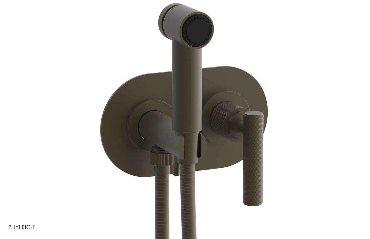DUSTRIE - Wall Mounted Bidet - Lever Handle - Knurled 371-63