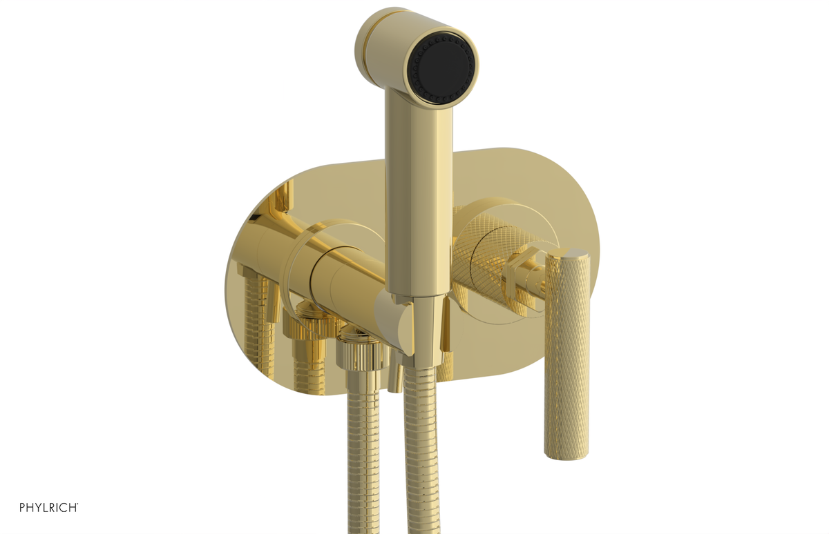 DUSTRIE - Wall Mounted Bidet - Lever Handle - Knurled 371-63