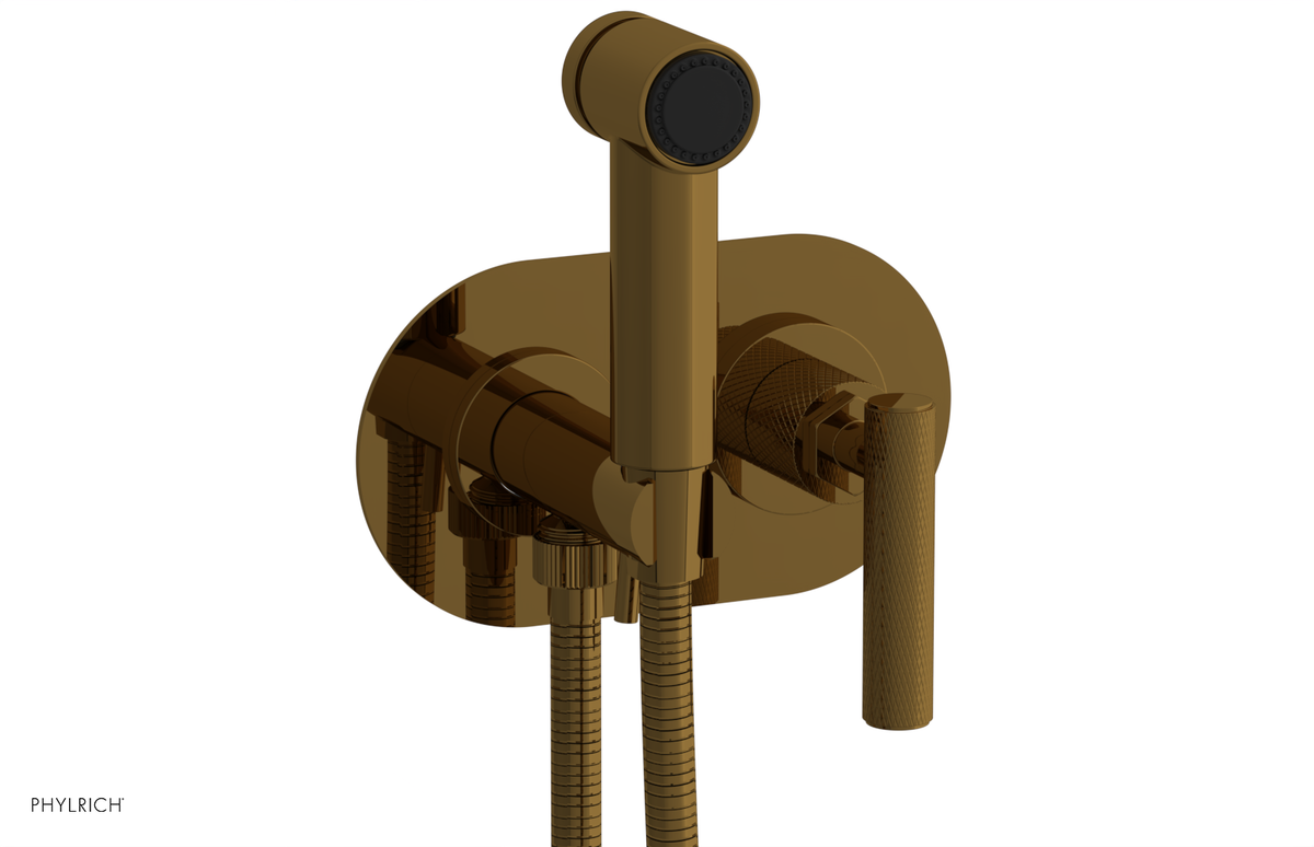 DUSTRIE - Wall Mounted Bidet - Lever Handle - Knurled 371-63