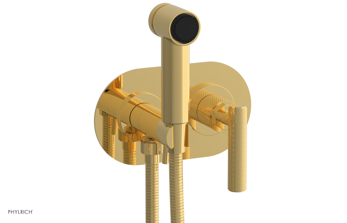 DUSTRIE - Wall Mounted Bidet - Lever Handle - Knurled 371-63