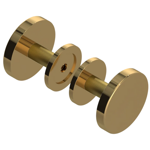 Rubinet Shower Door Knob (set) Gold