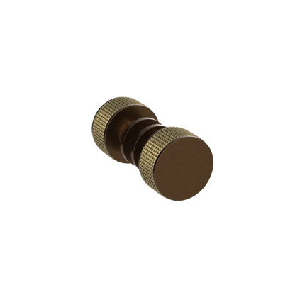 Rubinet Shower Door Knob (set) Tuscan Brass