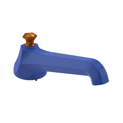Rubinet Tub Filler Spout Deck Mount Blu Jean