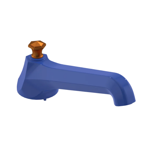 Rubinet Tub Filler Spout Deck Mount Blu Jean