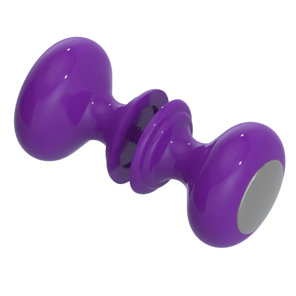 Rubinet Shower Door Knob (set) Purple Haze