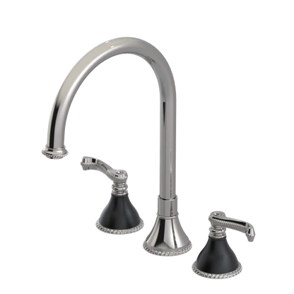 Rubinet Widespread Kitchen Set Polished Nickel