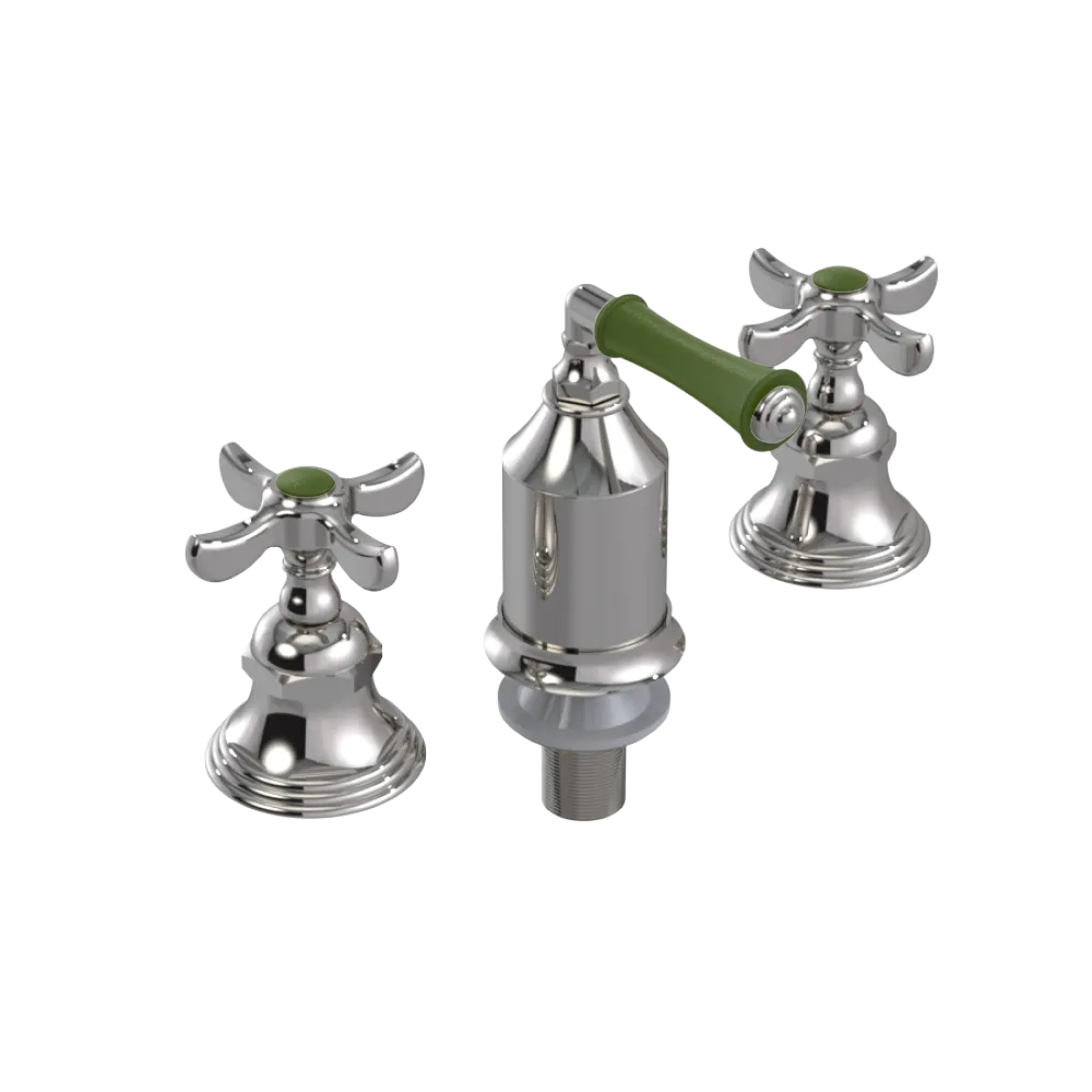 Rubinet Bidet Fitting with Spray, Diverter, and Vacum Breaker (Less Drain) Polished Nickel