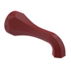 Rubinet Tub Filler Spout Wall Mount Maroon