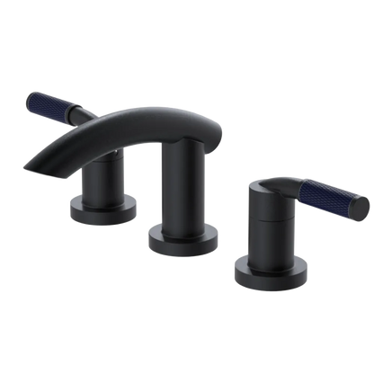 Rubinet Widespread Lav. Set. (less drain) Matt Black