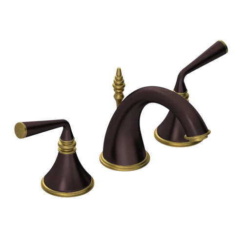 Rubinet Widespread Lav. Set. (less drain) Oil Rubbed Bronze