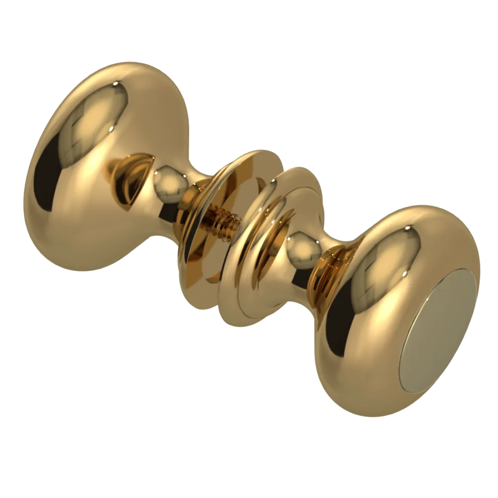 Rubinet Shower Door Knob (set) Gold