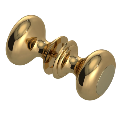Rubinet Shower Door Knob (set) Gold