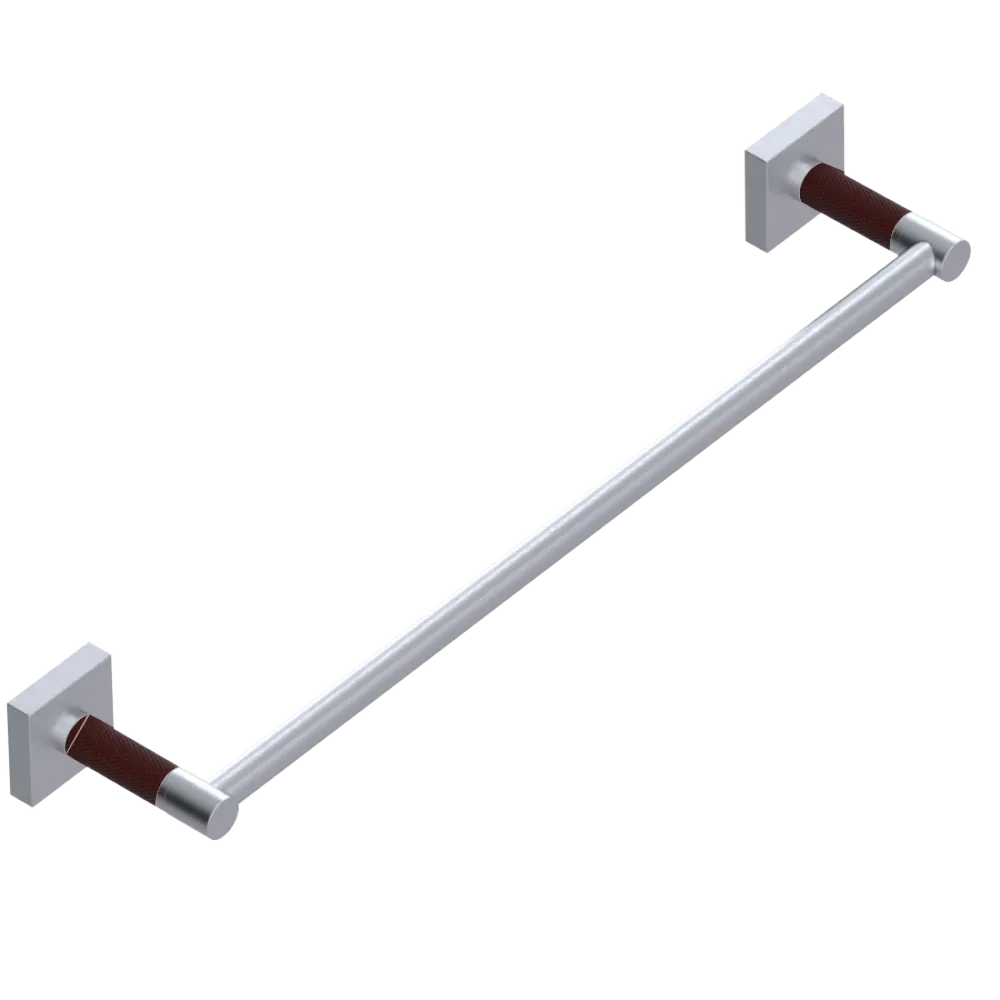 Rubinet 18" TOWEL BAR Satin Chrome