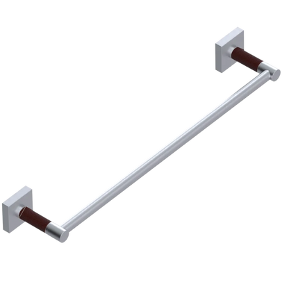 Rubinet 18" TOWEL BAR Satin Chrome