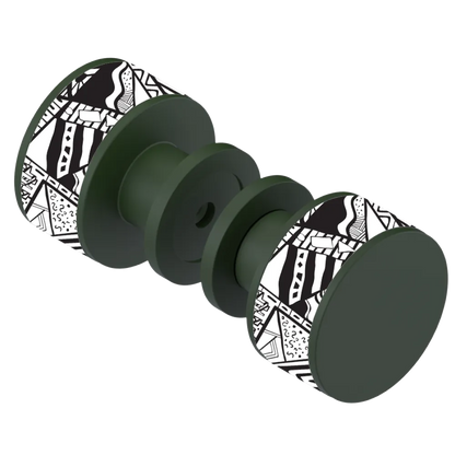 Rubinet Shower Door Knob (set) Green Envy
