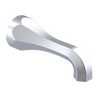 Rubinet Tub Filler Spout Wall Mount Satin Chrome