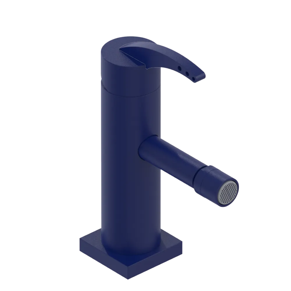 Rubinet Single Control Bidet Fitting (less drain) Midnight Blue