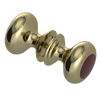 Rubinet Shower Door Knob (set) Natural Brass