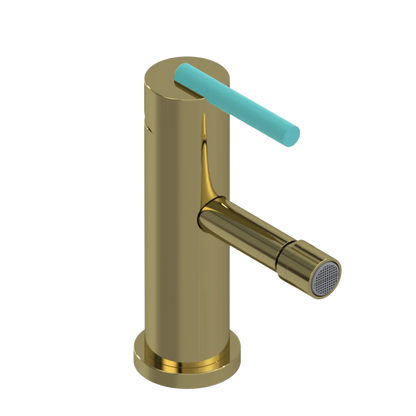 Rubinet Single Control Bidet Fitting (less drain) Natural Brass