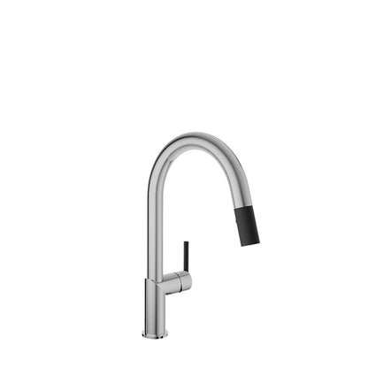 Baril Single-hole kitchen faucet with 2-function pull-down spray