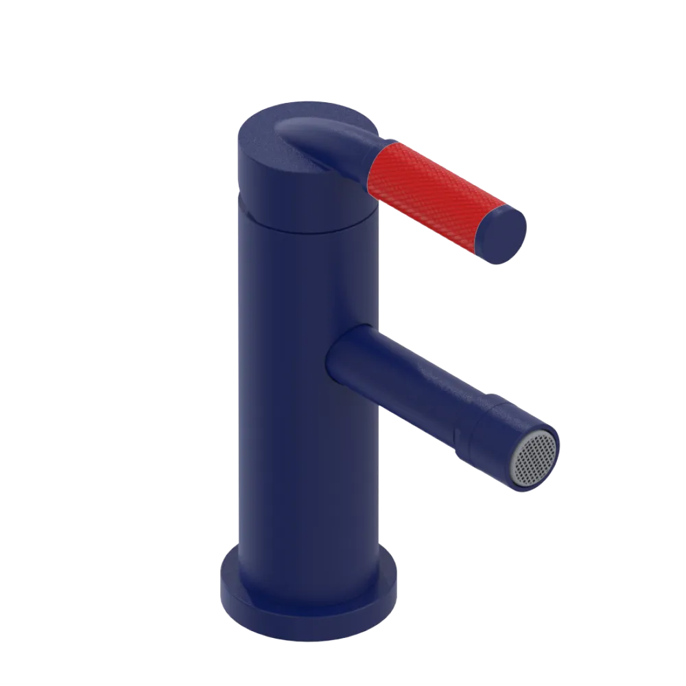 Rubinet Single Control Bidet Fitting (less drain) Midnight Blue