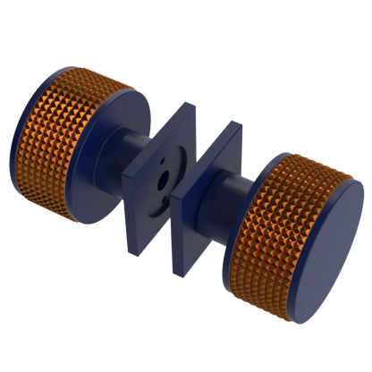 Rubinet Shower Door Knob (set) Midnight Blue