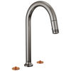 Brizo Widespread Pull Down Faucet With Arc Spout Less Handles