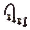 Rubinet Widespread Kitchen Set with Hand Spray Oil Rubbed Bronze